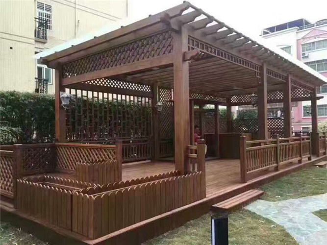 巴中防腐木凉亭