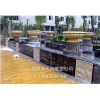 莆田 花体 花盆 喷泉--找厂家——福建天海雕塑 