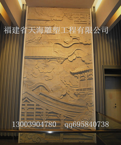 厦门雕塑 浮雕 玻璃钢雕塑 人造砂岩雕塑 