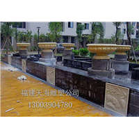 龙岩玻璃钢雕塑 #浮雕*花钵&花盆；喷泉 