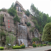 河池假山塑石，河池假树，河池仿真生态树 