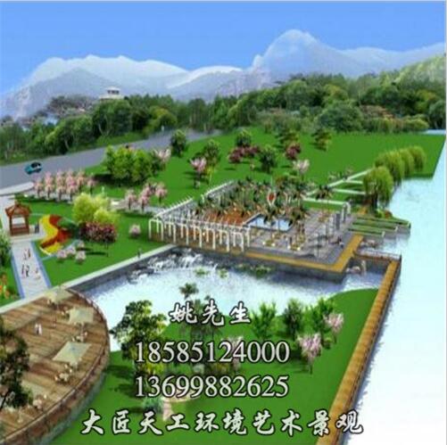 河池假山施工队，河池生态主题公园 