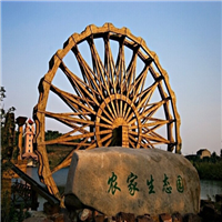 河池生态园餐厅，河池假山设计 