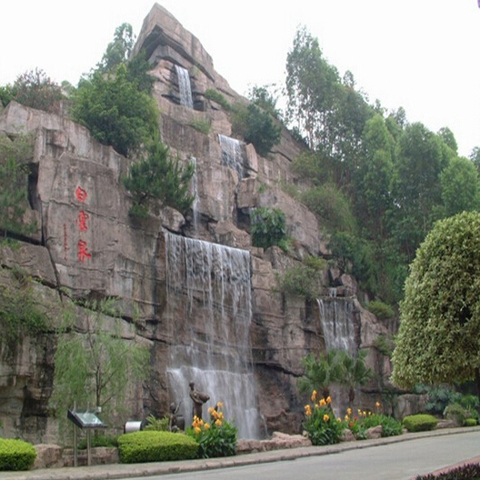 河池假山塑石，河池假树，河池仿真生态树 