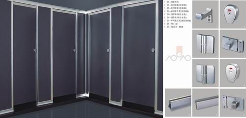 金华厕所隔断板|金华公共卫生间隔断4 