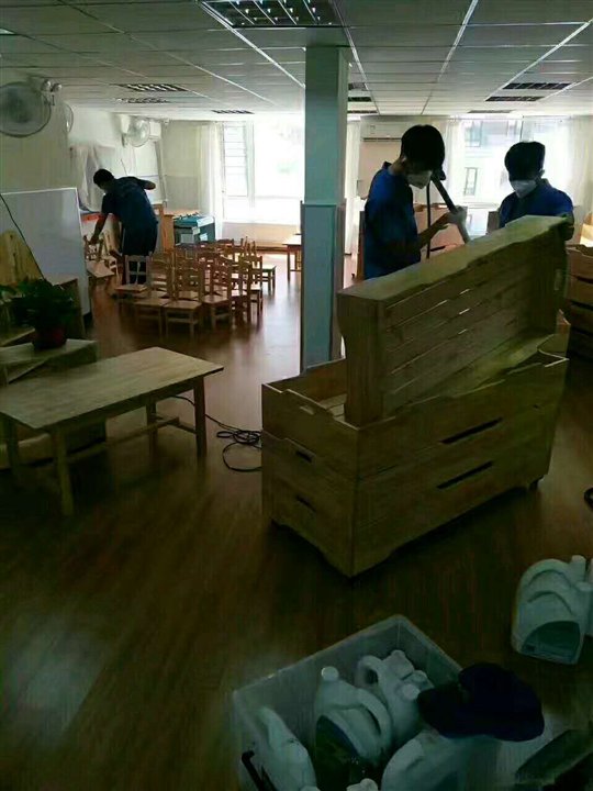 双港盈翠名邸小区幼儿园甲醛治理中1