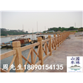 码头仿木护栏