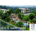 园林假山流水效果图