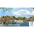 人造景区塑石假山效果图