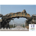 生态园仿真树大门