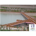 堤坝仿木围栏