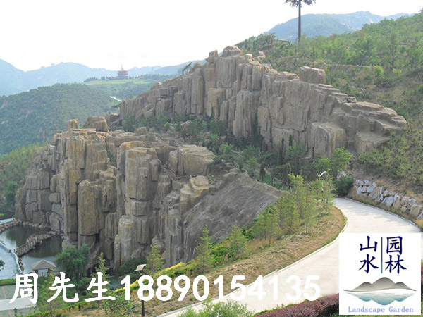 公路假山2