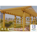 休闲仿木葡萄架