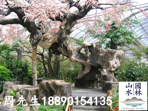仿真花树