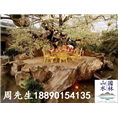 高档生态园餐厅假树