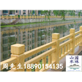 河道仿木护栏