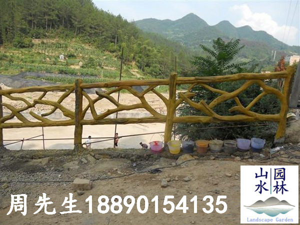 混凝土仿木栏杆