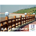 堤坝仿木护栏