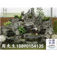 院内假山水池效果图
