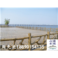 水泥仿木围栏