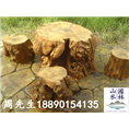 仿树墩桌子