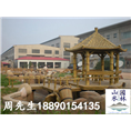 仿竹六角亭子