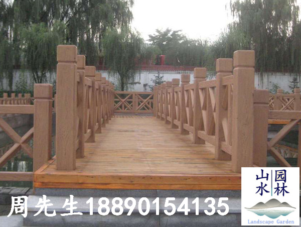 景区仿木护栏