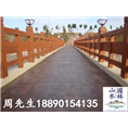 人行道桥梁仿木护栏