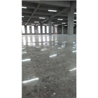 烂地面做固化后