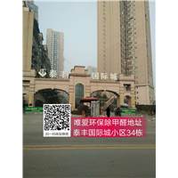 泰丰国际城小区34栋除甲醛 