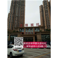 紫禁城邦小区4栋甲醛治理 