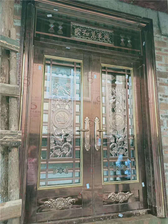 叠彩不锈钢大门