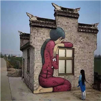 杭州街道社区墙绘
