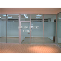 扬州办公玻璃隔断#扬州办公百叶玻璃隔断
