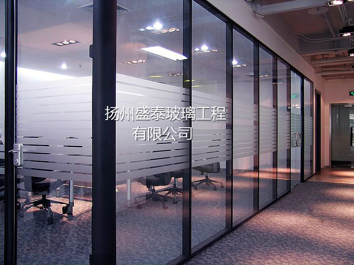 扬州办公玻璃隔断￥扬州办公百叶玻璃隔断