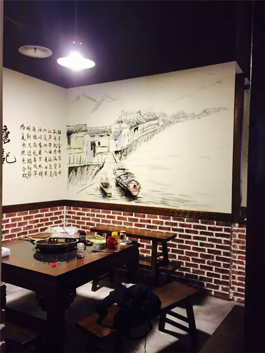 重庆工装墙绘#重庆文化墙彩绘 