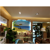 重庆宾馆墙绘#重庆小区彩绘 
