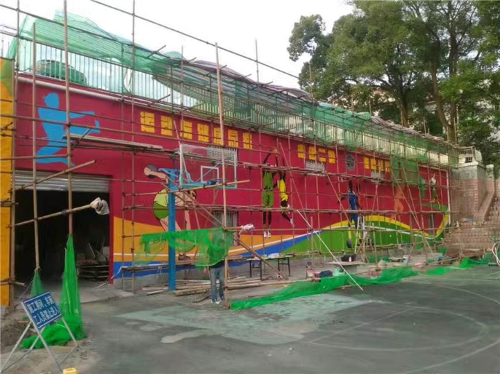 重庆潼南墙绘彩绘壁画