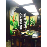 重庆工装墙绘#重庆文化墙彩绘 