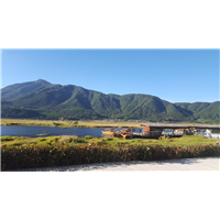 北海湿地--一起划草排 