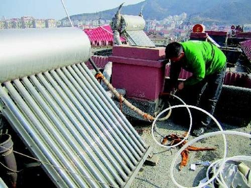 黄岩维修太阳能热水器电话？》不加热》不上水 