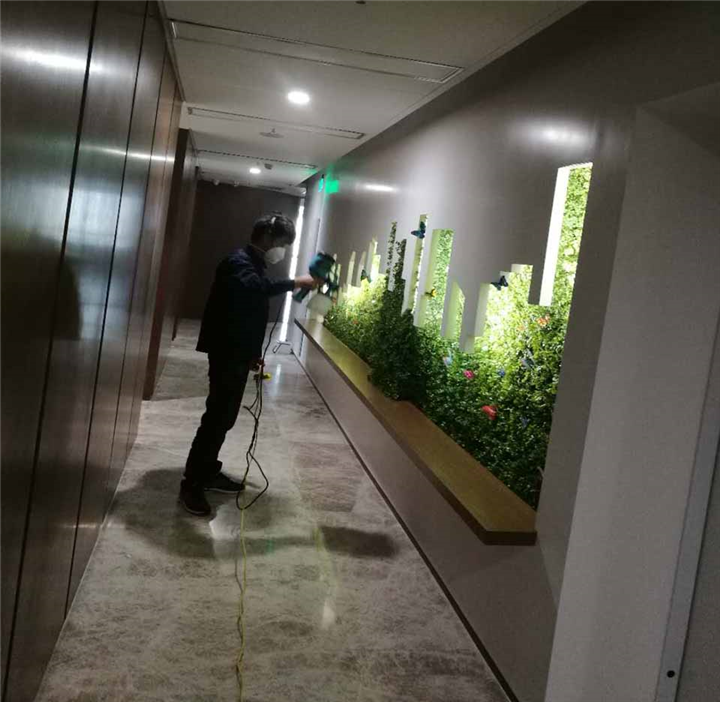 天宇集团荃芬除甲醛施工案例 