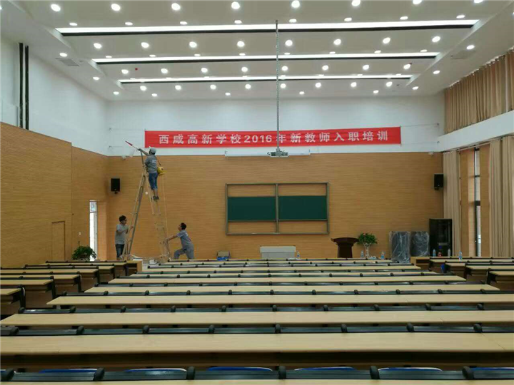 西安高新一中学校荃芬除甲醛施工案例 