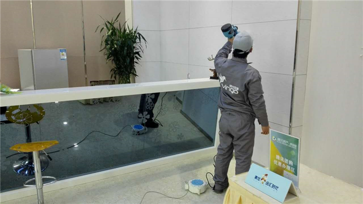 荃芬除甲醛泰华金汇时代售楼部施工案例2 