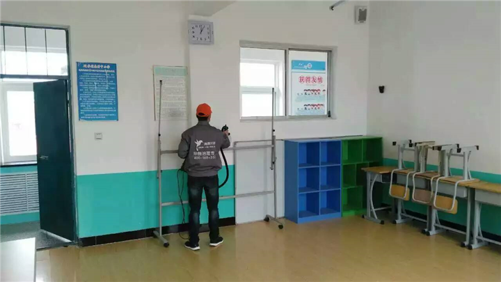 康平县特殊教育学校荃芬除甲醛施工案例 