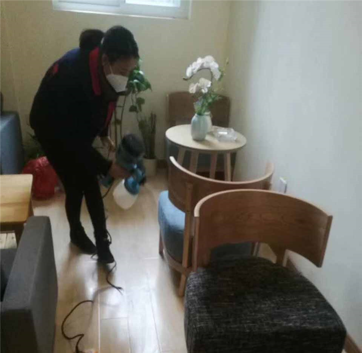 华辉房产荃芬除甲醛施工案例 