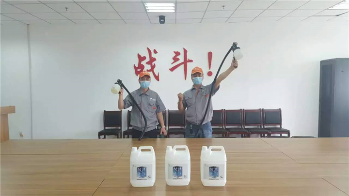 京东储备物流中心办公区荃芬除甲醛施工案例2 