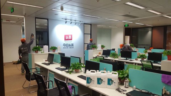 今日头条荃芬除甲醛施工案例2 