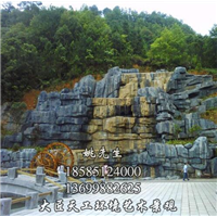 岳阳塑石假山工程，岳阳假山塑