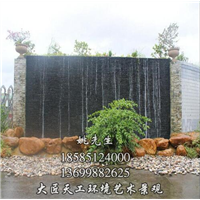 常德假山瀑布、郴州假山瀑布、永州假山瀑布 